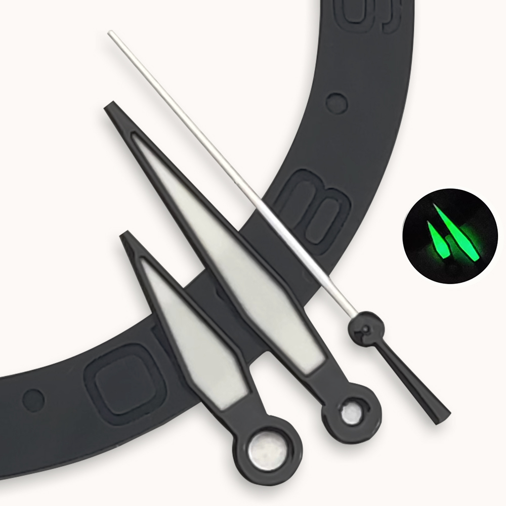 Watch Hands Set Luminous Replacement Nh35 - Juego de Manecillas Pilot Pointer NH35,