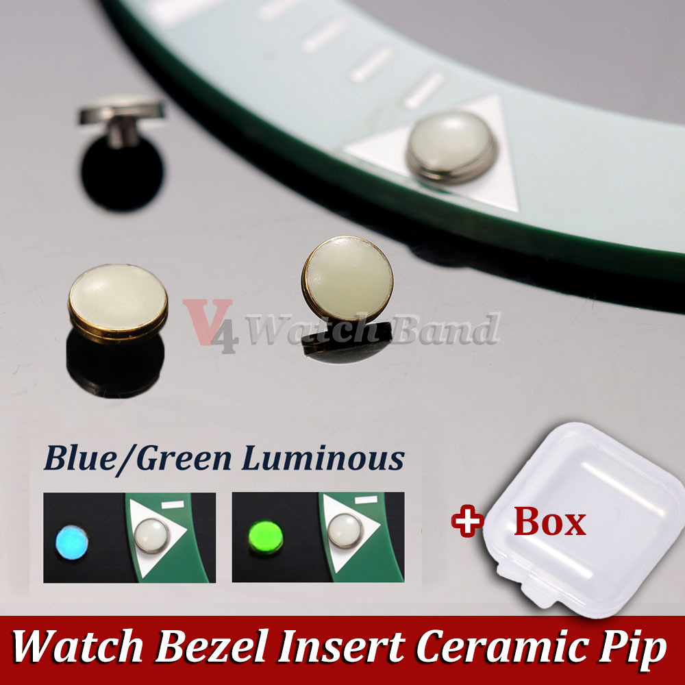 Watch Bezel Insert Ceramic Luminous - Accesorios para Relojes con Caja, Inserto