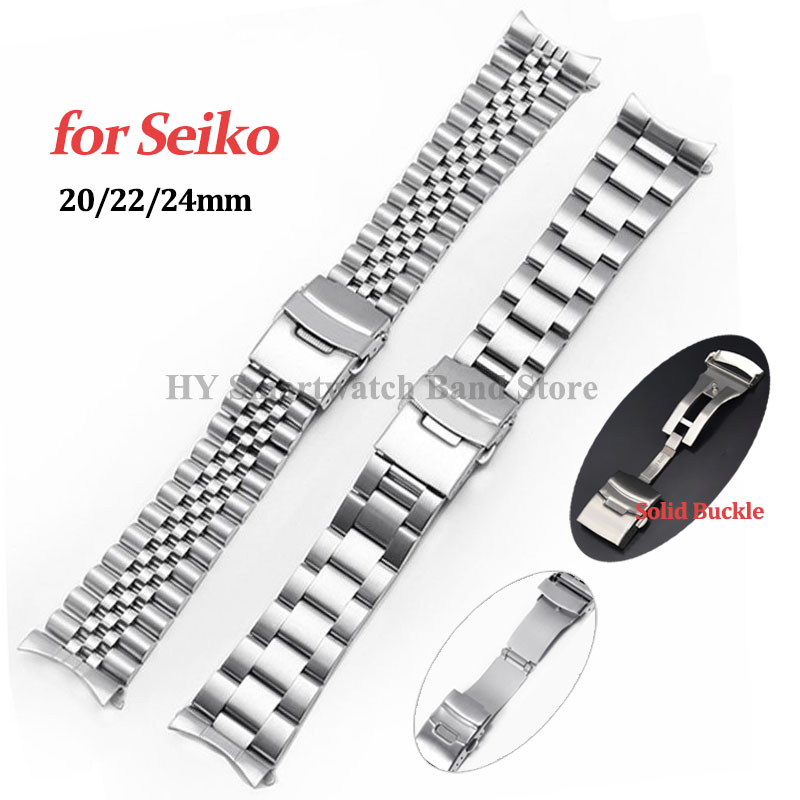 Solid Stainless Steel Watch Bracelet Jubilee - Pulsera de acero inoxidable sólido para