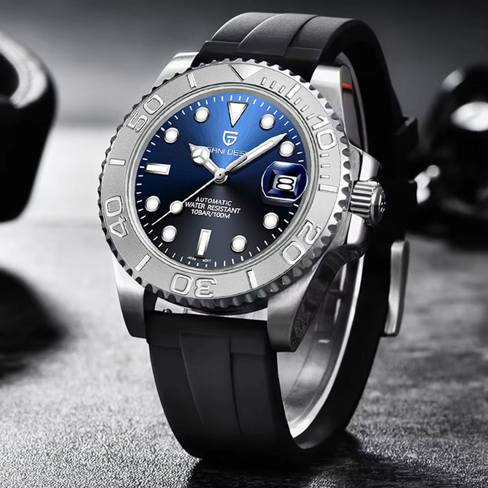 Men Mechanical Watch Sapphire Crystal - PAGANI DESIGN, nuevo reloj automático para