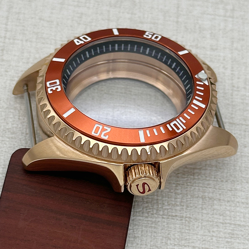 Sapphire Watch Crystal Double Domed - Caja de reloj de 42 mm