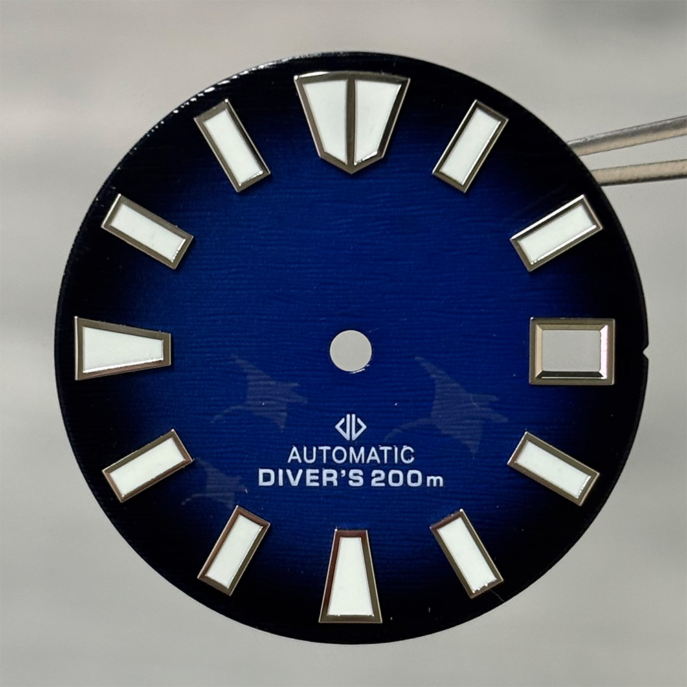 Automatic Dive Watch 200M Nh35 Movement - Esfera de reloj Ocean Wave Manta
