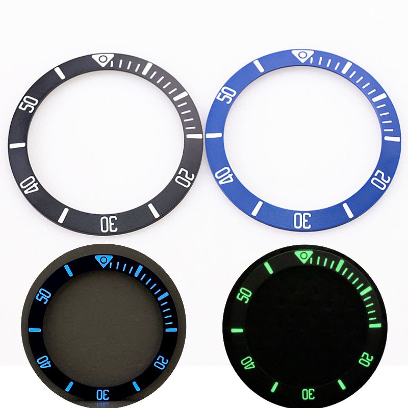 Watch Bezel Insert Ceramic Luminous - Inserto de bisel de cerámica azul