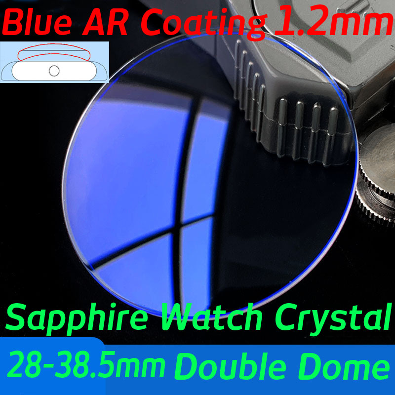 Sapphire Watch Crystal Double Domed - Cristal de reloj de doble cúpula,