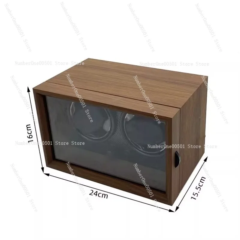 Watch Winder Automatic Dual Watch Box - Bobinadora de reloj de madera de