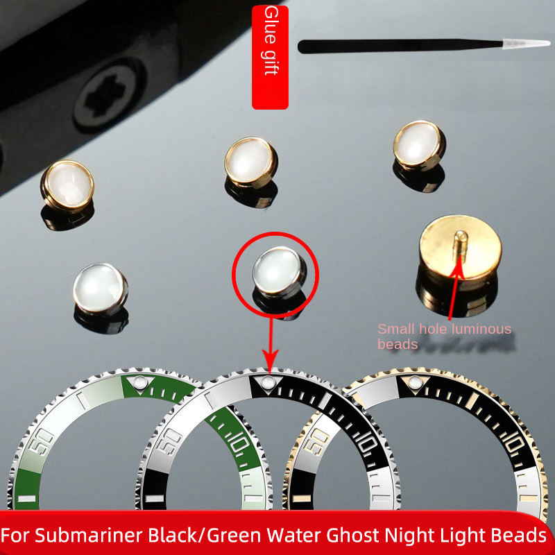 Watch Bezel Insert Ceramic Luminous - Pip luminoso de 2,3x0,45mm para Seiko,