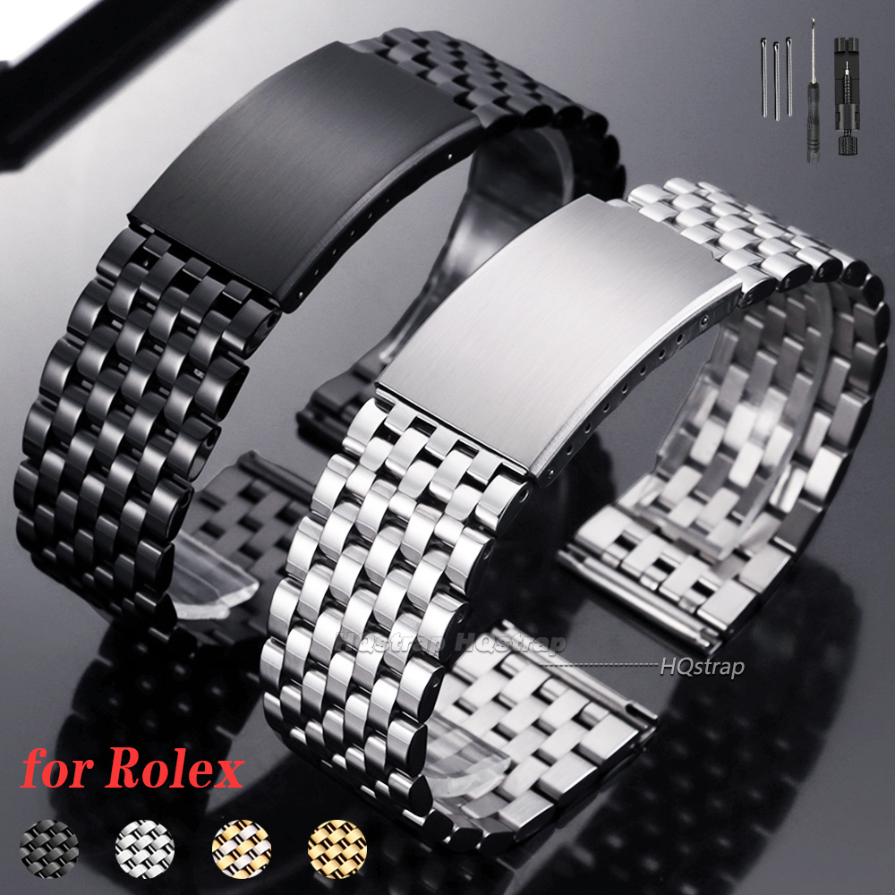 Solid Stainless Steel Watch Bracelet Jubilee - Nueva Correa de Reloj de Acero