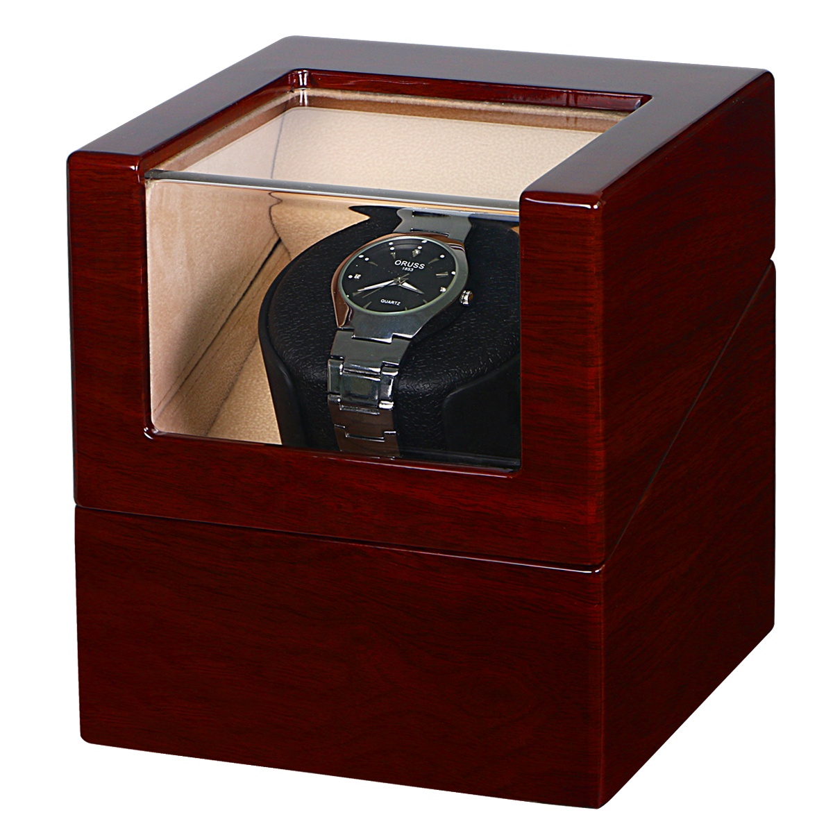 Watch Winder Automatic Dual Watch Box - Bobinadora de reloj individual para relojes