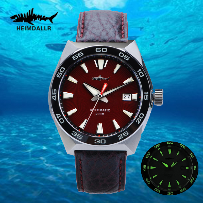 Automatic Dive Watch 200M Nh35 Movement - HEIMDALLR Monster-reloj de buceo para hombre,
