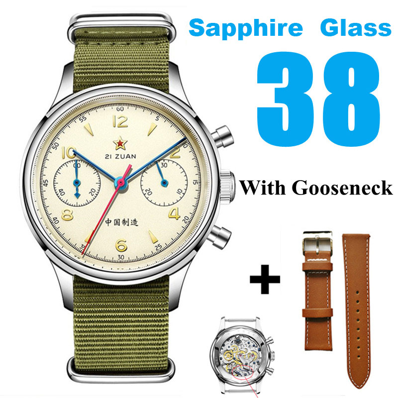 Chronograph Mechanical Watch Seagull 1963 - Reloj de Pulsera Mecánico SEAKOSS Clásico