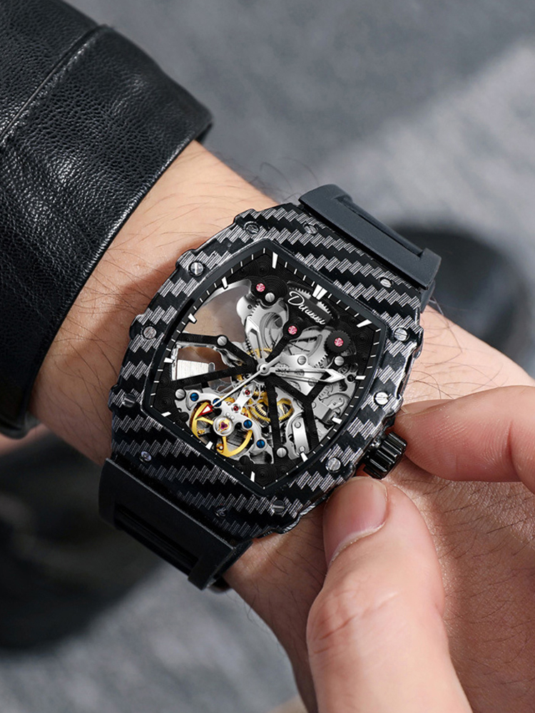 Reloj de pulsera de Tourbillon - Skeleton Automatic Watch Luxury Tourbillon reseña y precio