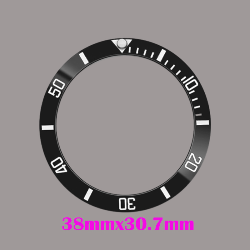 Verde azul luminoso inclinado  - Watch Bezel Insert Ceramic Luminous reseña y precio