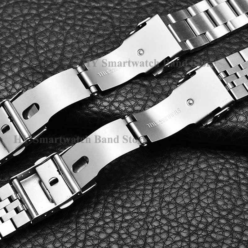 Pulsera de acero inoxidable só - Solid Stainless Steel Watch Bracelet Jubilee reseña y precio