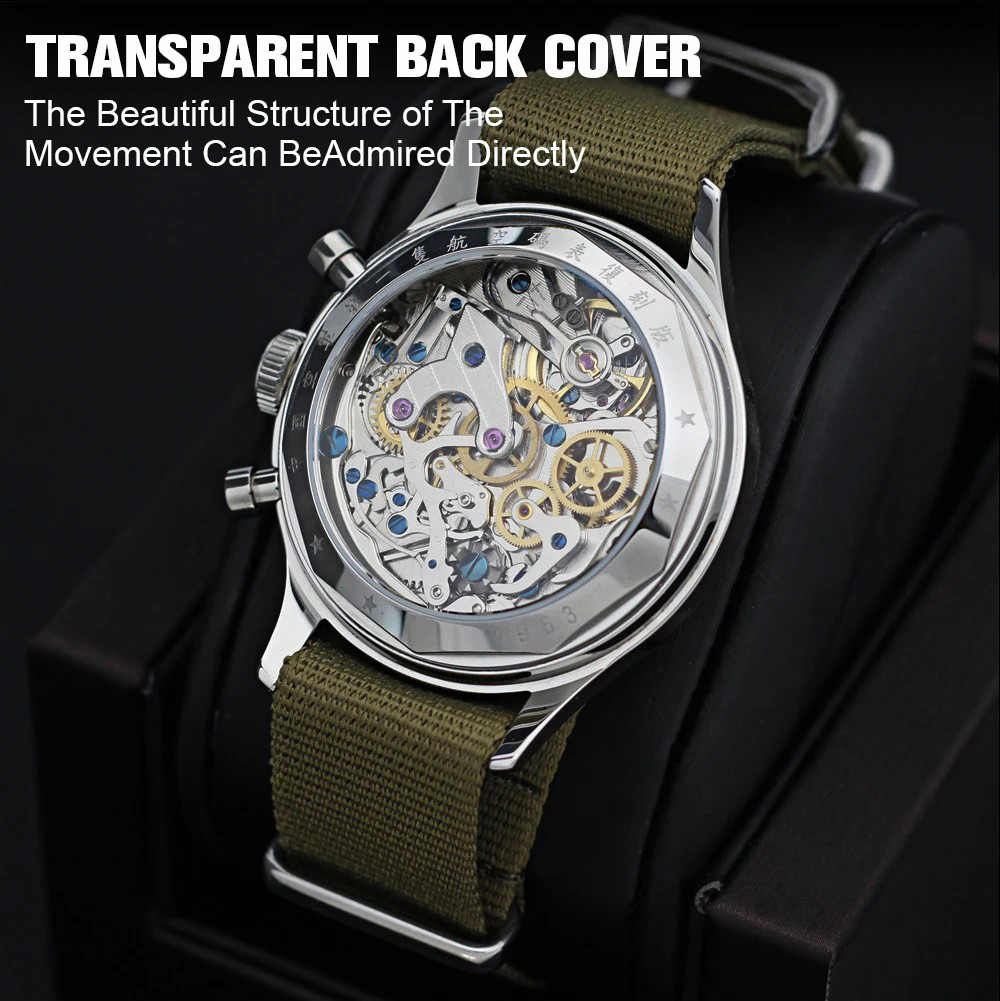 Reloj Mecánico de Cuerda Manua - Chronograph Mechanical Watch Seagull 1963 reseña y precio