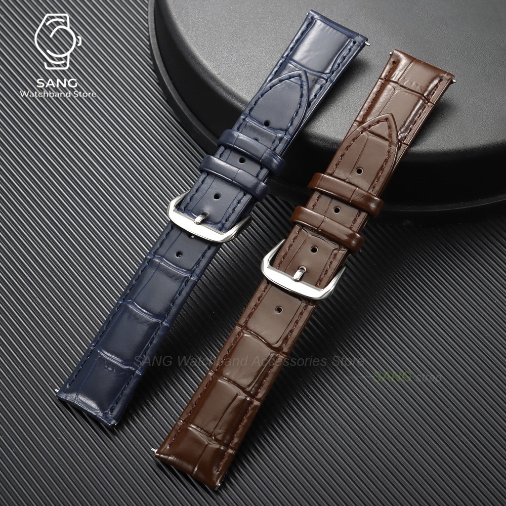 Correas de reloj de cuero con  - Leather Watch Strap Quick Release 20Mm 22Mm reseña y precio