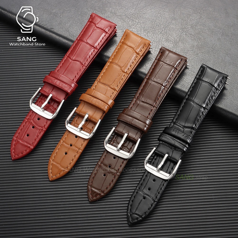 Correas de reloj de cuero con  - Leather Watch Strap Quick Release 20Mm 22Mm reseña y precio