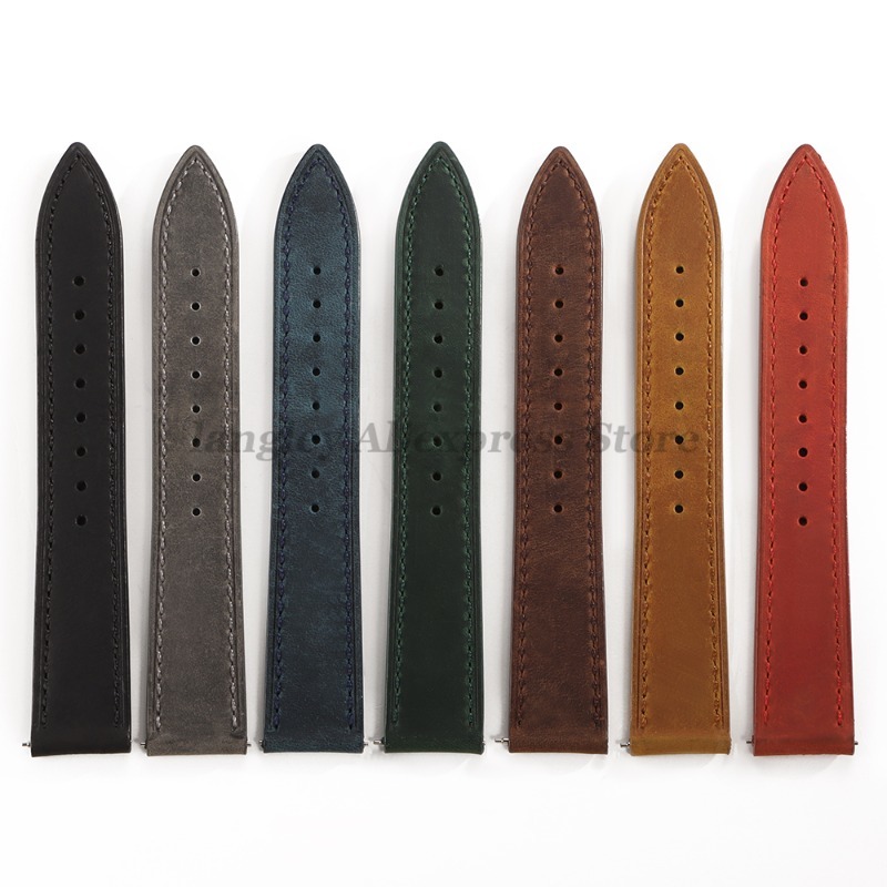 Correa de reloj de cuero genui - Leather Watch Strap Quick Release 20Mm 22Mm reseña y precio