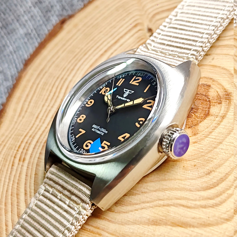 Reloj militar para hombre Tand - Sapphire Watch Crystal Double Domed reseña y precio