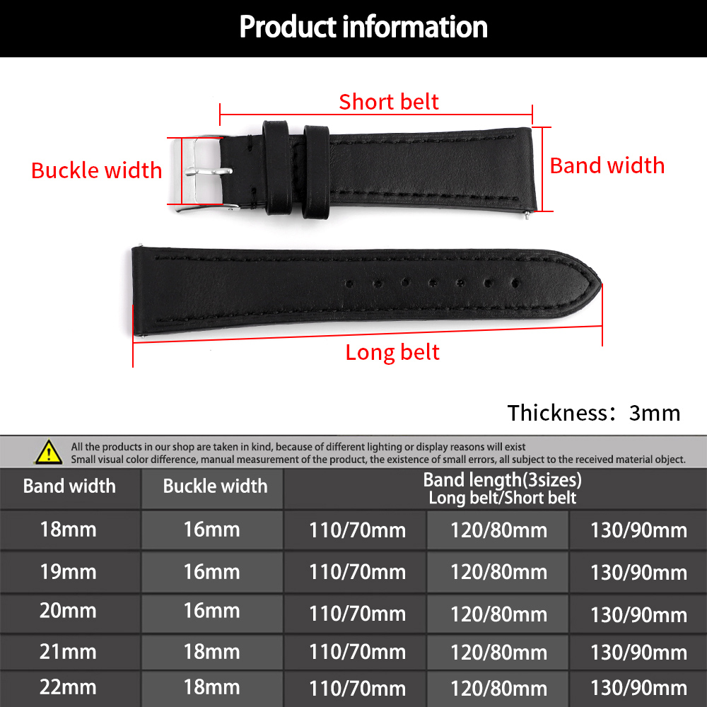Correa de reloj de alta calida - Leather Watch Strap Quick Release 20Mm 22Mm reseña y precio