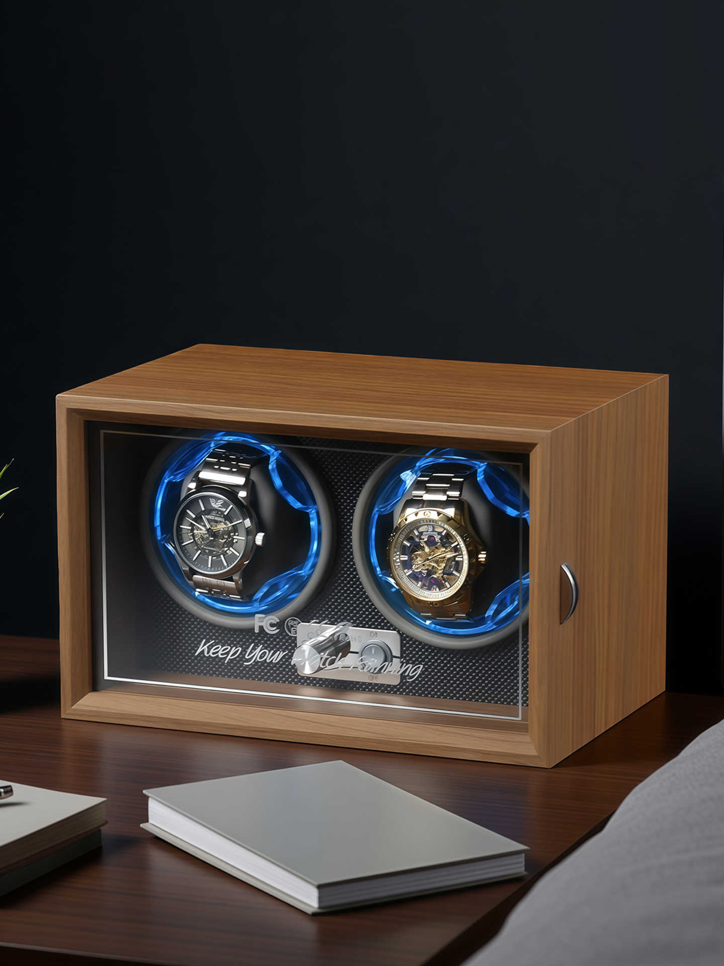 Caja de Relojera Automática In - Watch Winder Automatic Dual Watch Box reseña y precio