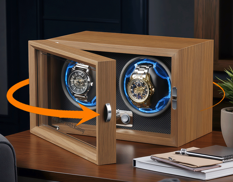 Caja de Relojera Automática In - Watch Winder Automatic Dual Watch Box reseña y precio
