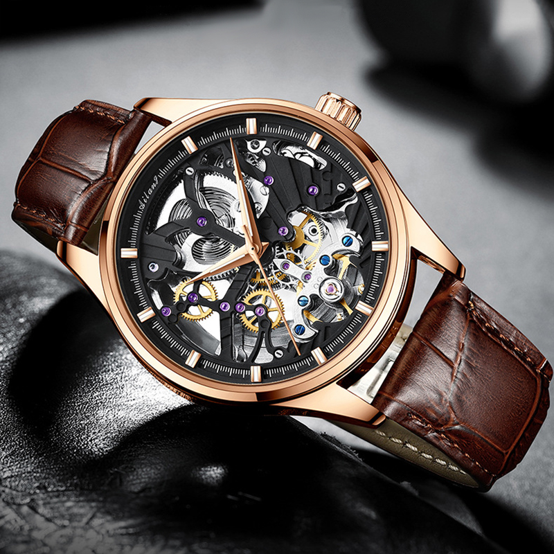 Reloj de pulsera de lujo, tota - Skeleton Automatic Watch Luxury Tourbillon reseña y precio