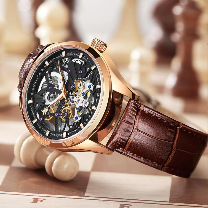Reloj de pulsera de lujo, tota - Skeleton Automatic Watch Luxury Tourbillon reseña y precio