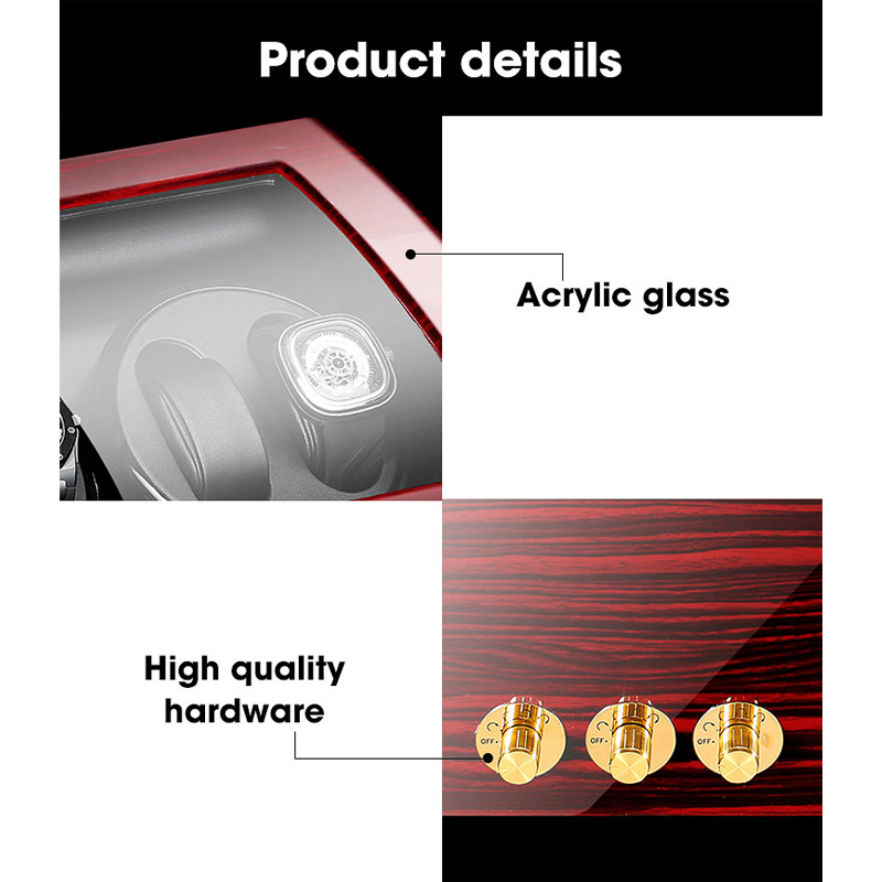 MELANCY Luxury 6+7 Bobinadora  - Watch Winder Automatic Dual Watch Box reseña y precio