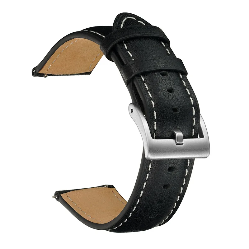 Correa de reloj de cuero genui - Leather Watch Strap Quick Release 20Mm 22Mm reseña y precio