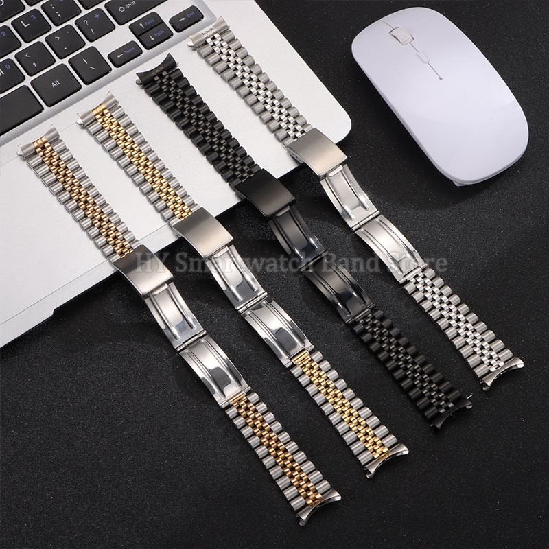 Correa de reloj de Metal con e - Solid Stainless Steel Watch Bracelet Jubilee reseña y precio