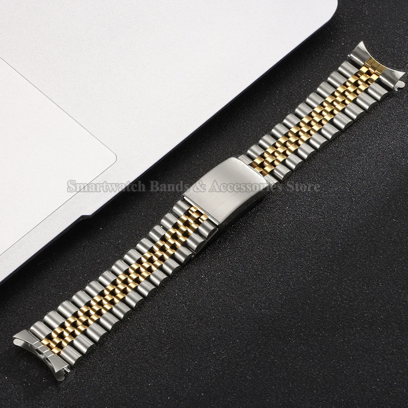 Correa de reloj de Metal con e - Solid Stainless Steel Watch Bracelet Jubilee reseña y precio