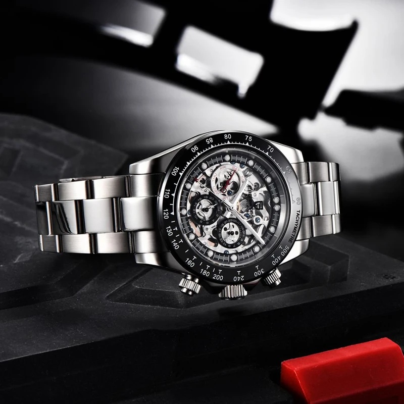 Reloj Mecánico Automático PAGA - Men Mechanical Watch Sapphire Crystal reseña y precio