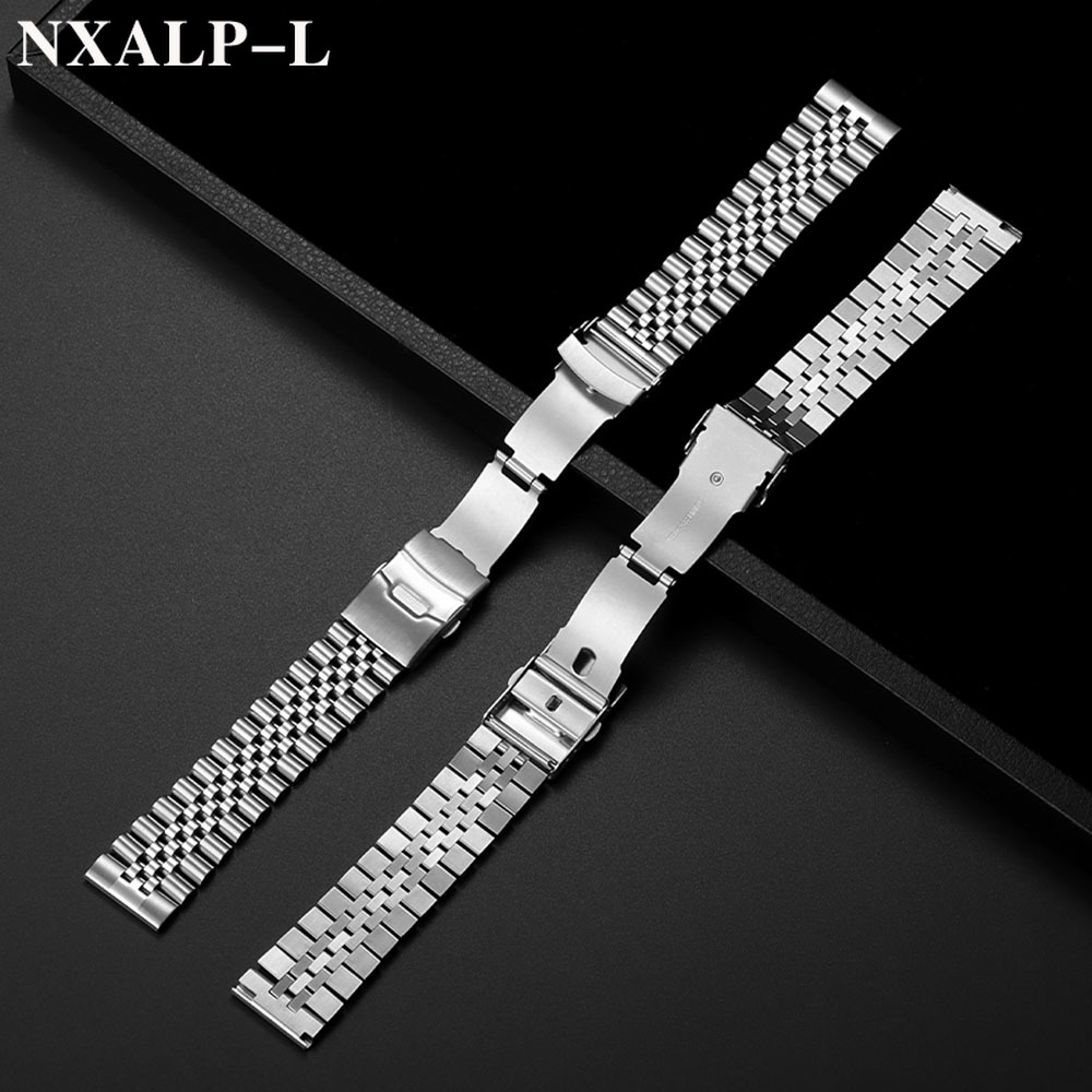 Correa de acero inoxidable sól - Solid Stainless Steel Watch Bracelet Jubilee reseña y precio