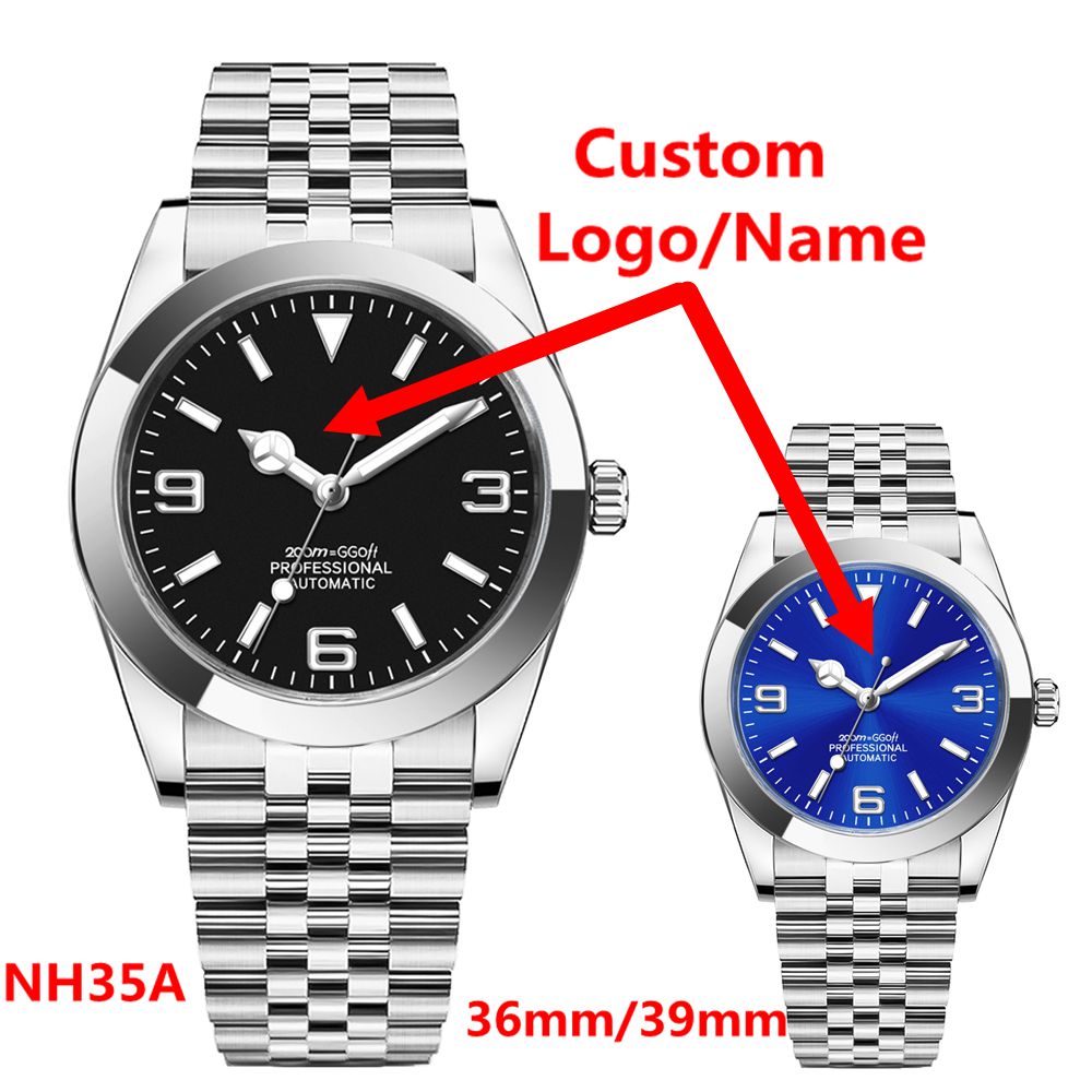 Reloj NH35 de Lujo con Logotip - Men Mechanical Watch Sapphire Crystal reseña y precio