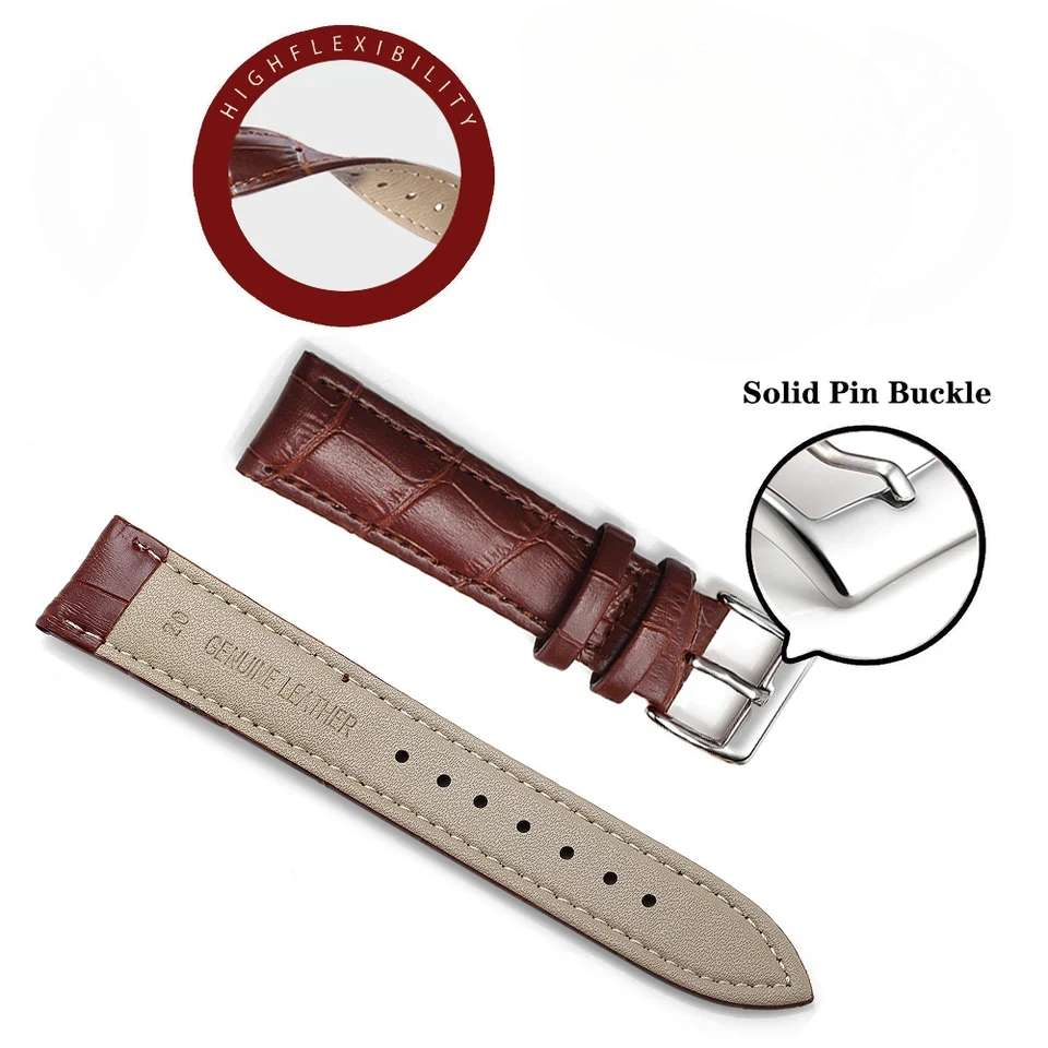 Correa de reloj de cuero de re - Leather Watch Strap Quick Release 20Mm 22Mm reseña y precio