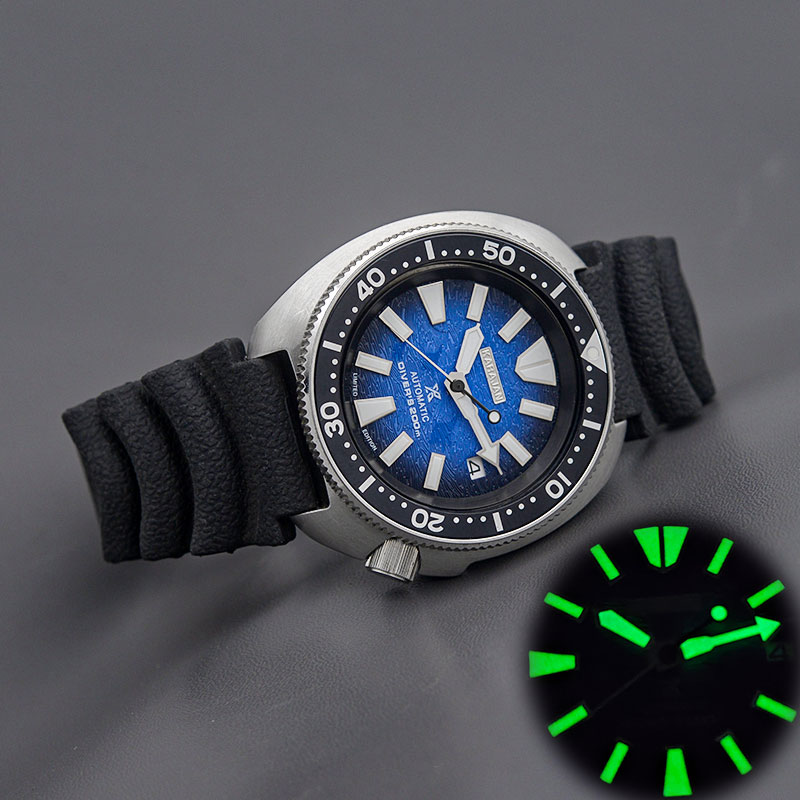 Reloj de buceo Mod 6105 6309 T - Automatic Dive Watch 200M Nh35 Movement reseña y precio