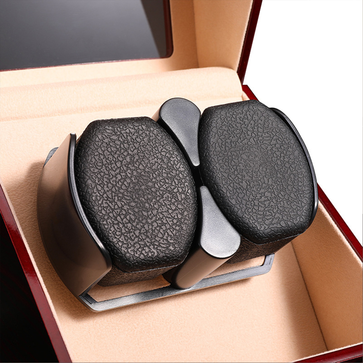 Caja de Madera de Lujo para Re - Watch Winder Automatic Dual Watch Box reseña y precio