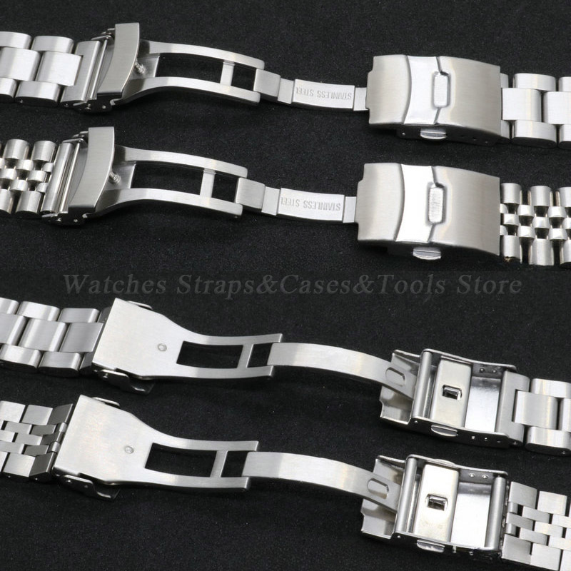 Correa de acero inoxidable 316 - Solid Stainless Steel Watch Bracelet Jubilee reseña y precio