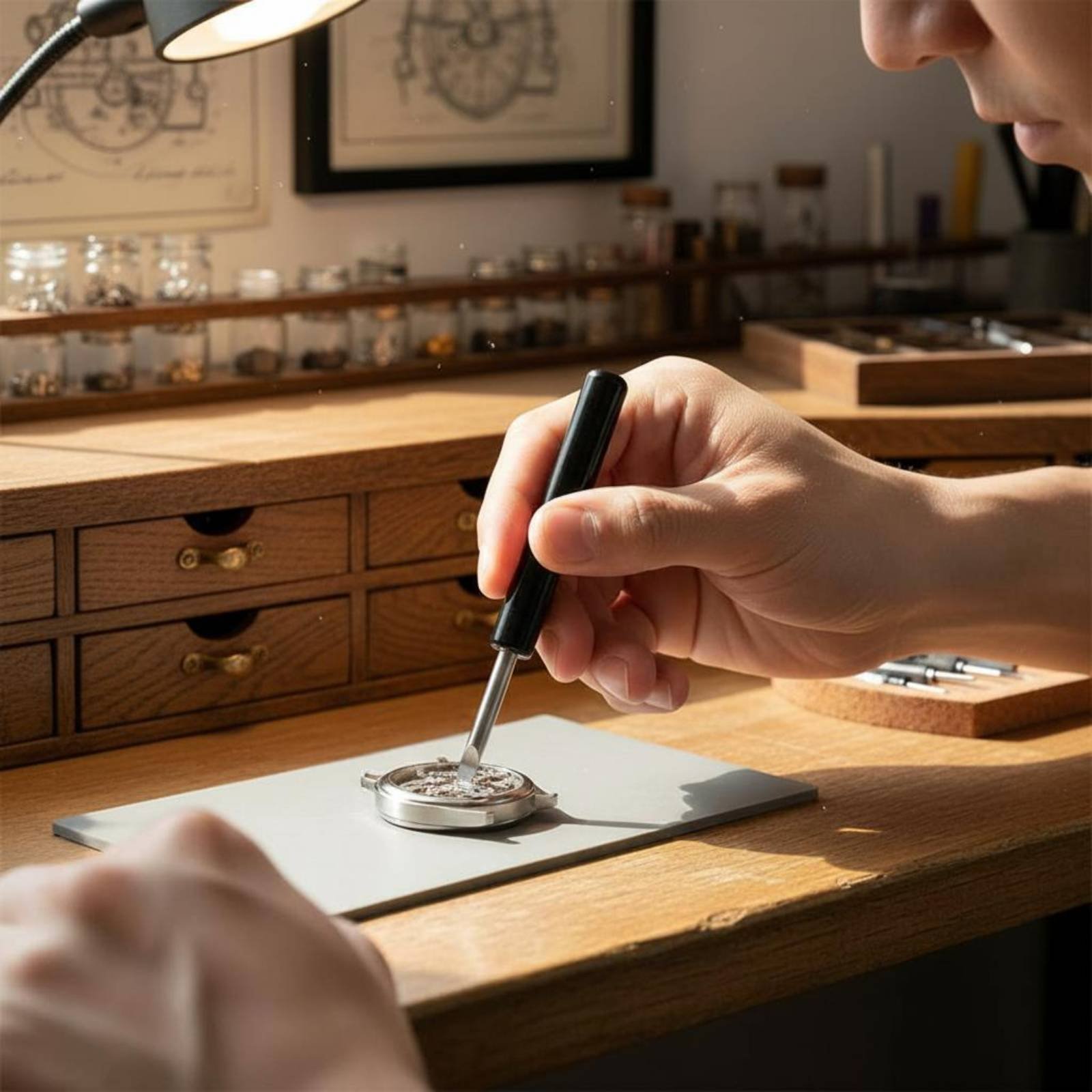 Cuchillo para Relojes de Acero - Watchmaker Repair Tool Kit Case Opener reseña y precio
