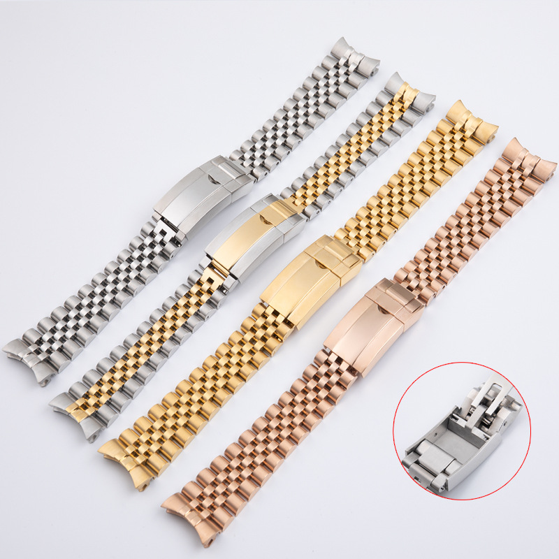 Pulsera de acero macizo Jubile - Solid Stainless Steel Watch Bracelet Jubilee reseña y precio