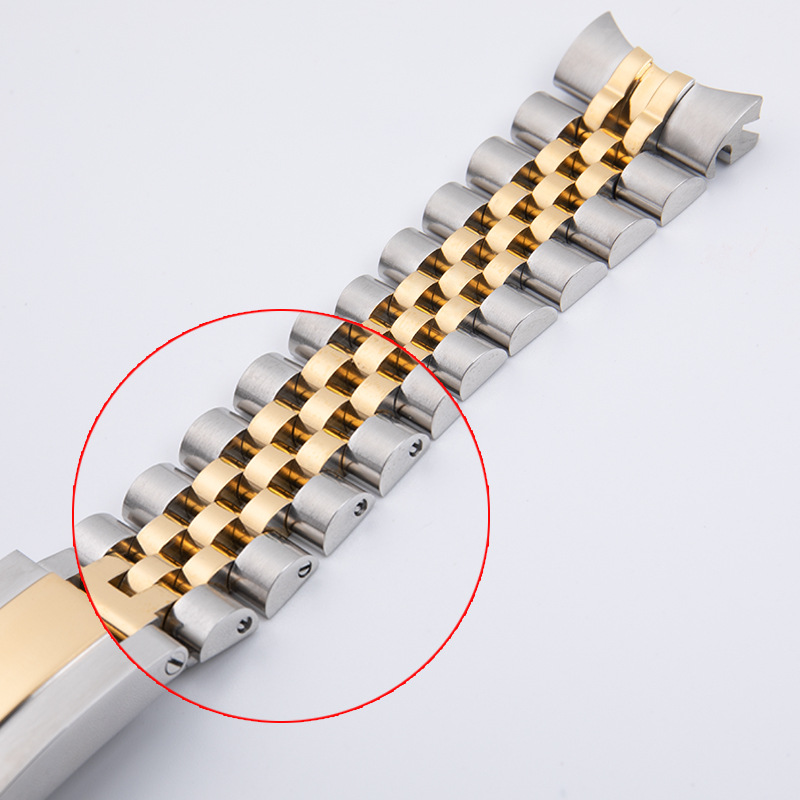 Pulsera de acero macizo Jubile - Solid Stainless Steel Watch Bracelet Jubilee reseña y precio