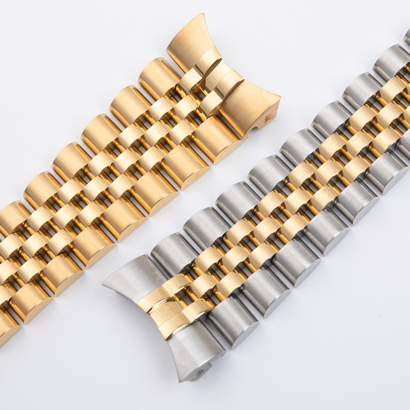 Pulsera de acero macizo Jubile - Solid Stainless Steel Watch Bracelet Jubilee reseña y precio