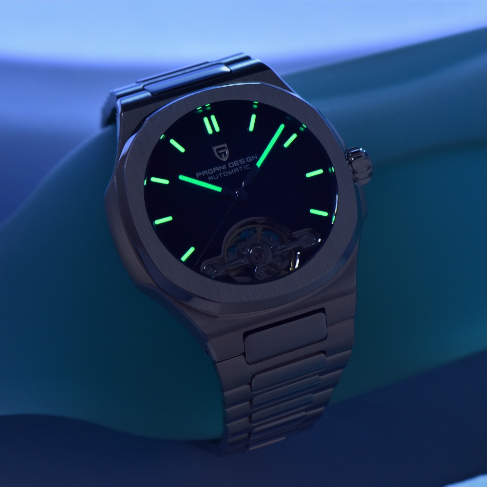PAGANI DESIGN, nuevo reloj Tou - Skeleton Automatic Watch Luxury Tourbillon reseña y precio