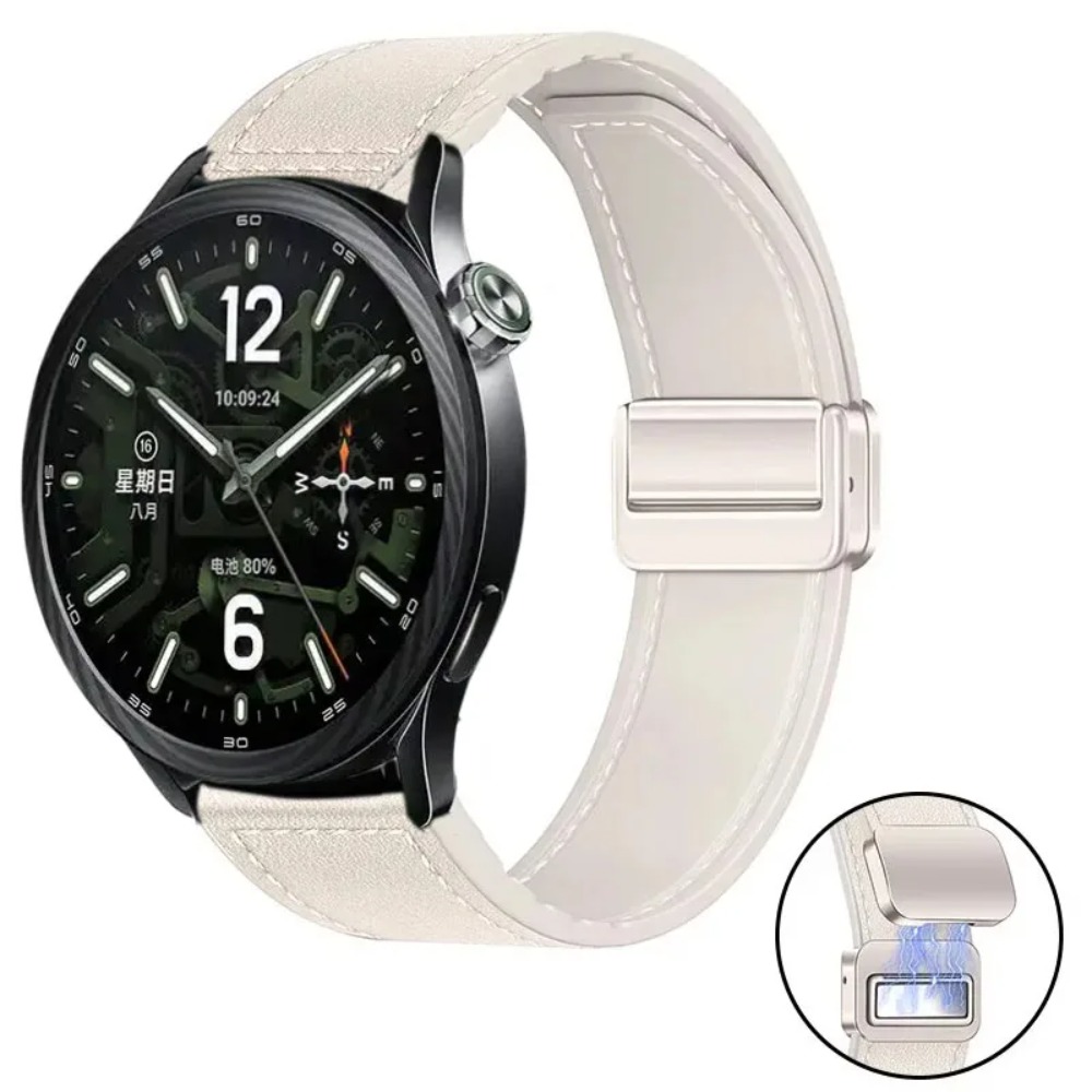 Correa de Silicona y Cuero con - Leather Watch Strap Quick Release 20Mm 22Mm reseña y precio