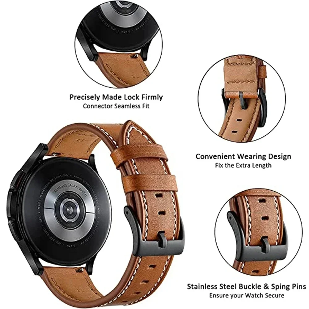Correa de cuero de 20mm y 22mm - Leather Watch Strap Quick Release 20Mm 22Mm reseña y precio