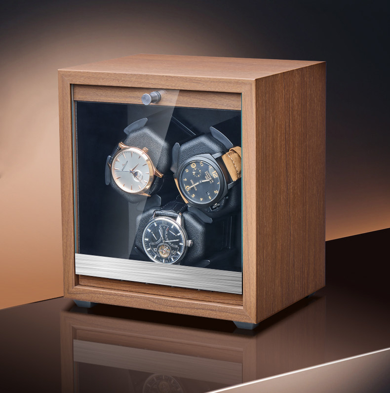 Caja de Relojes Premium con 3  - Watch Winder Automatic Dual Watch Box reseña y precio