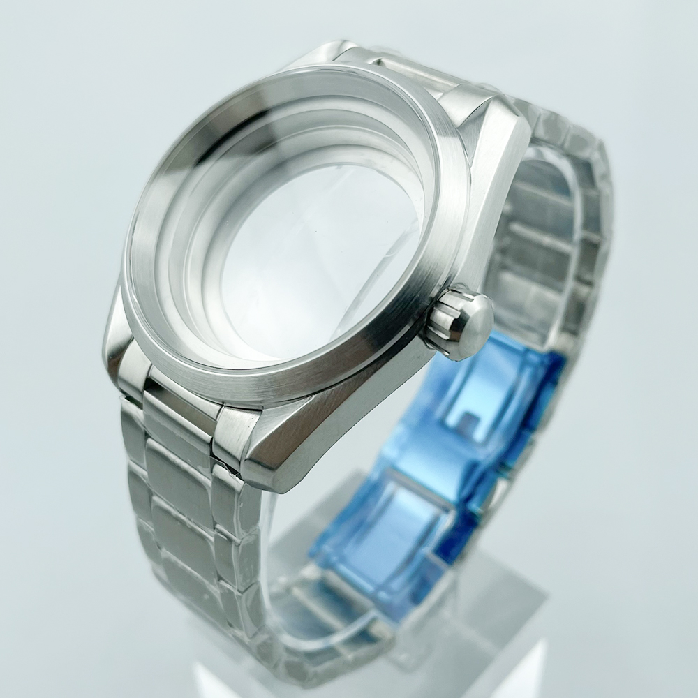 Caja de reloj de acero inoxida - Sapphire Watch Crystal Double Domed reseña y precio