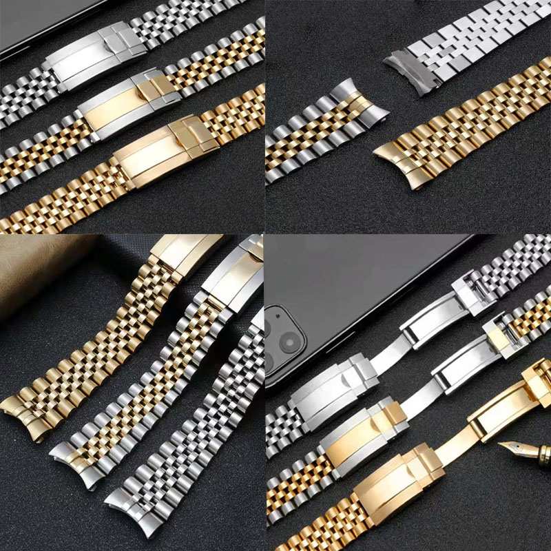 Correa de Reloj de Acero Inoxi - Solid Stainless Steel Watch Bracelet Jubilee reseña y precio