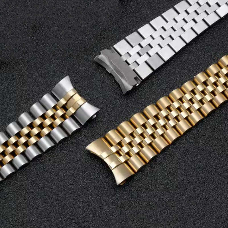 Correa de Reloj de Acero Inoxi - Solid Stainless Steel Watch Bracelet Jubilee reseña y precio