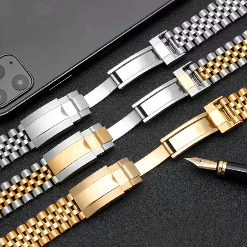 Correa de Reloj de Acero Inoxi - Solid Stainless Steel Watch Bracelet Jubilee reseña y precio